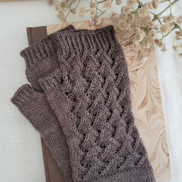 Truffle Fingerless Gloves