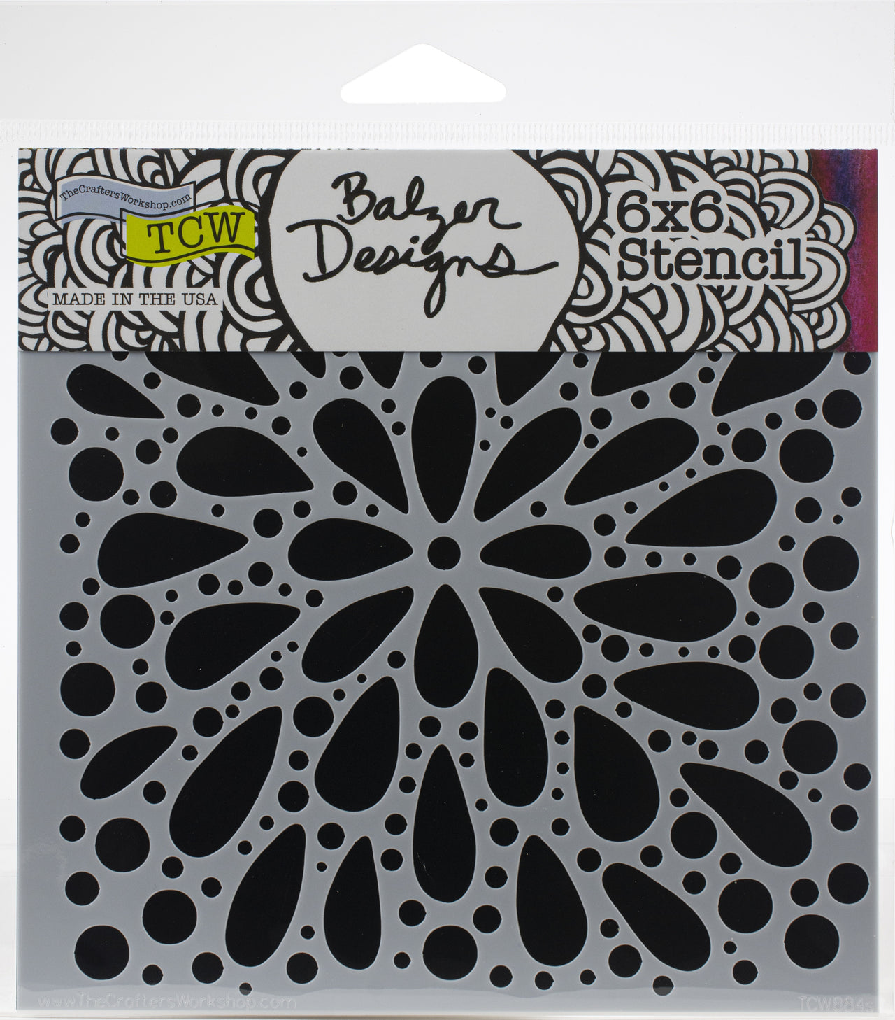 The Crafter's Workshop Crafter's Workshop Template 6"X6" - Explosion