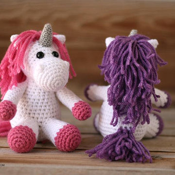 Small Animal Collection: Horse, Unicorn, and Zebra