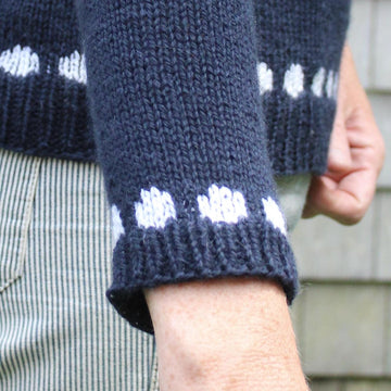 Polka Dot Crew Neck