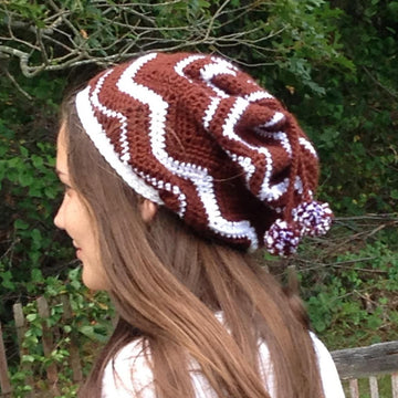 Zig Zag Slouchie 12-118A