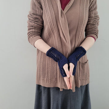 Trellis Fingerless Gloves