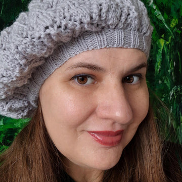 Lattice Beret Knitting Pattern