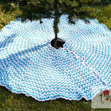 Chevron Illusion Tree Skirt