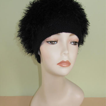 Faux Fun Fur Tam Hat
