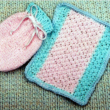 Bath Mitt and Scrub Cloth