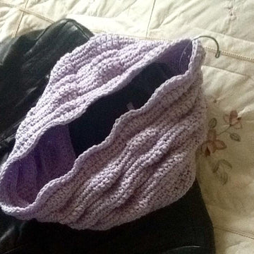 INDY CROCHETED INFINITY SCARF