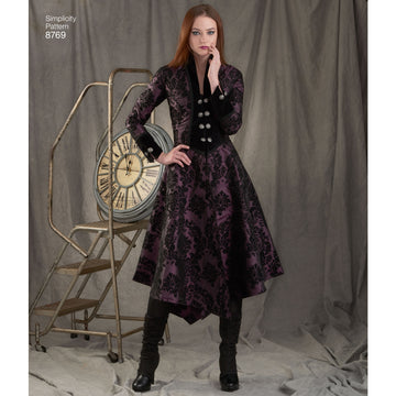 Simplicity 8769 Women's Costume Coats - Sewing Pattern