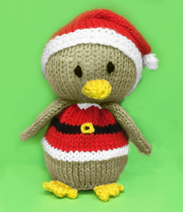 Christmas Santa Robin