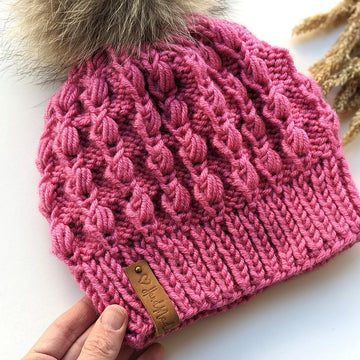 Puff Stitch Fiore Hat