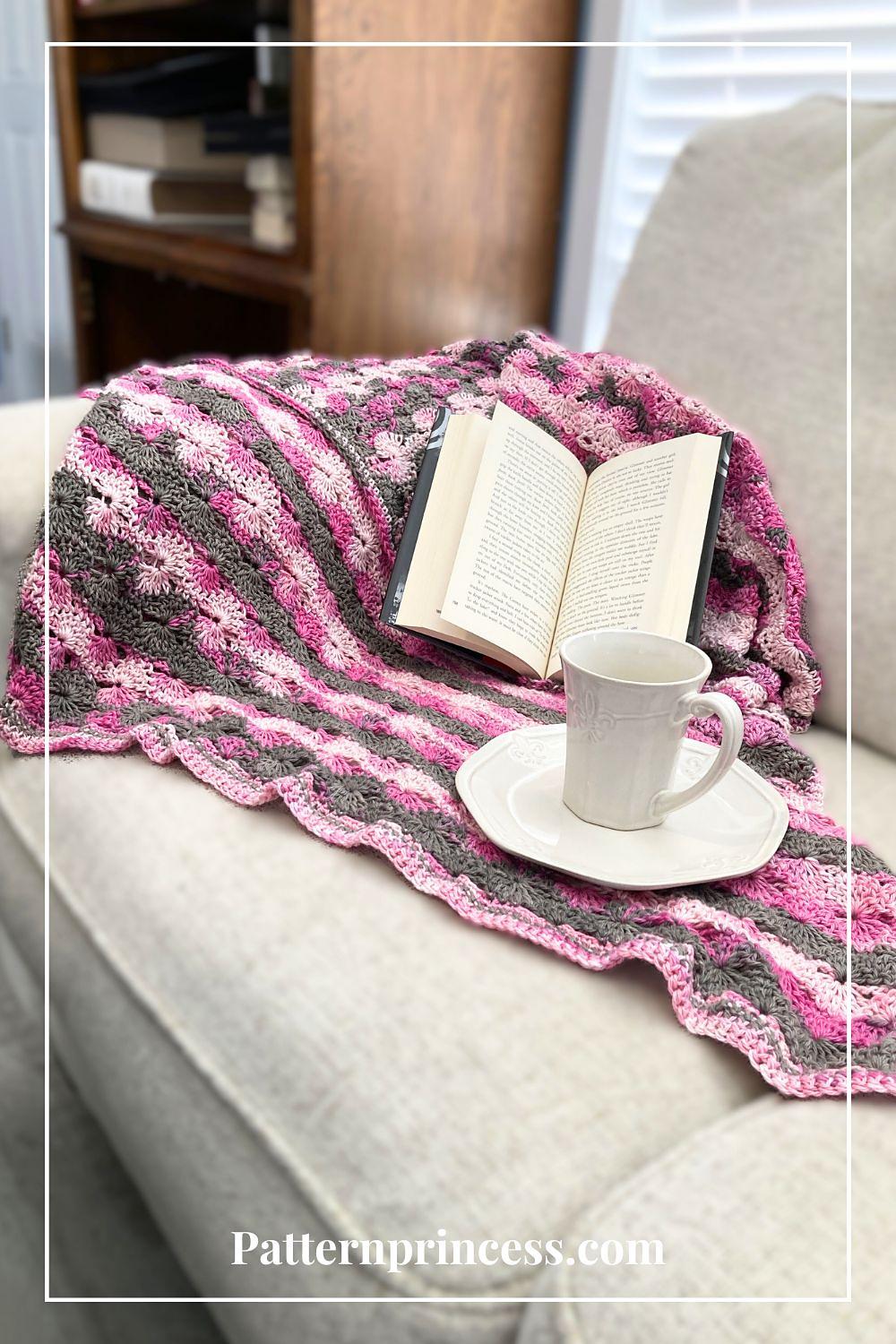 Blushing Camo Blanket