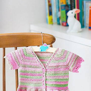 Rosetta baby cardigan