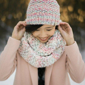 Cotton Candy Cowl & Beanie