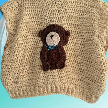 Teddy Bear Crochet Tank Top
