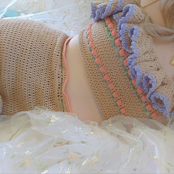 Salad Bowl Top and Skirt Set Crochet Pattern