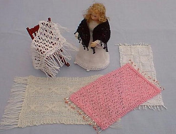 HMC 8 Throws and Shawls for the dolls house