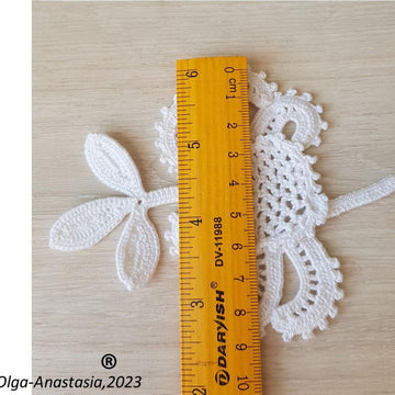 Crochet antique fantasy flower