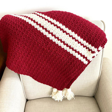 Candy Cane Throw