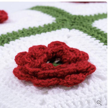 Poppy Square Blanket