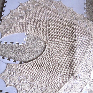 Jaali Knitted Shawl