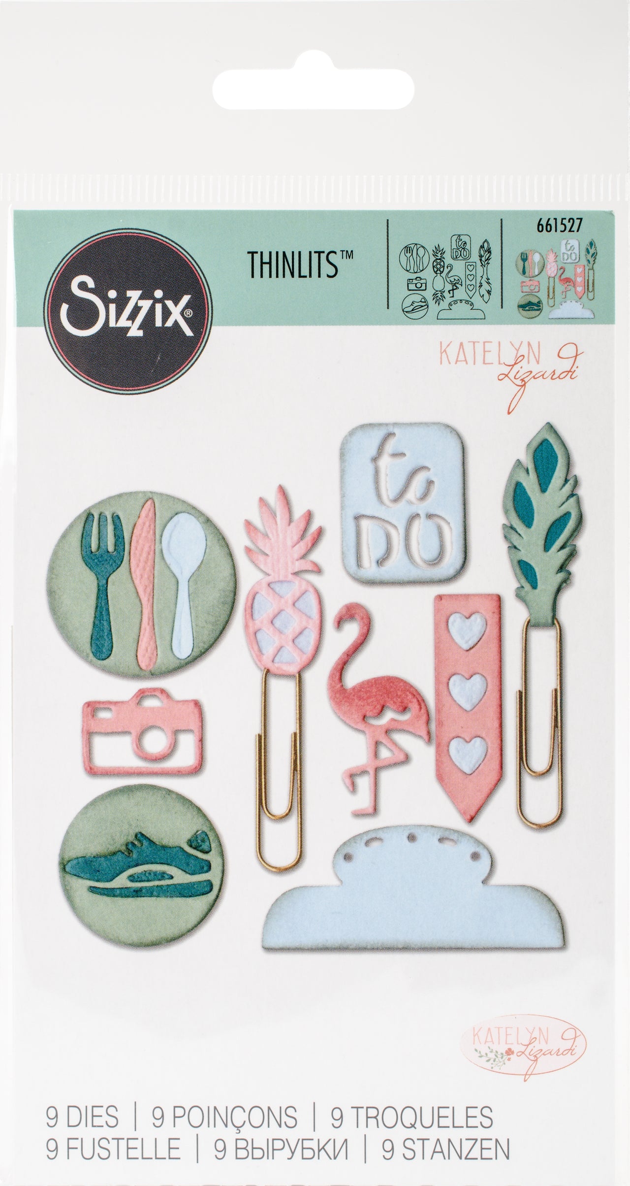Sizzix Thinlits Dies By Katelyn Lizardi 9/Pkg - Planner Icons #2