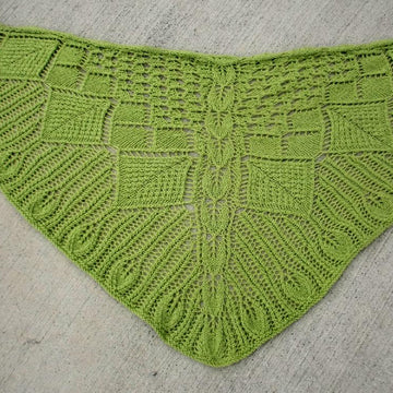 Darling Buds shoulder shawl