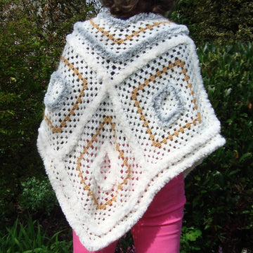 Spring Orchid Poncho