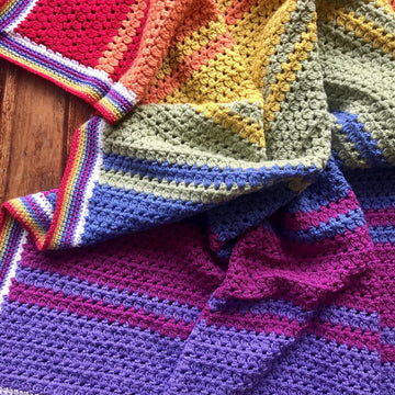 Rainbow Belt Blanket