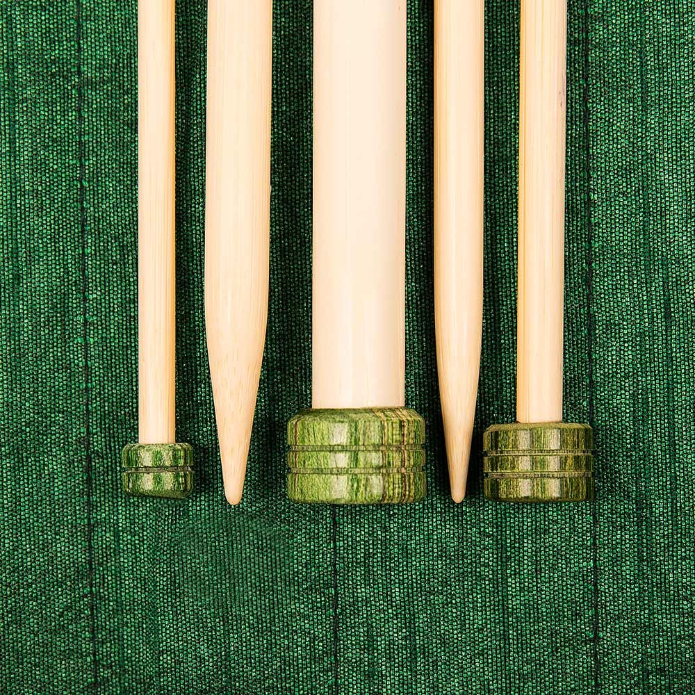 KnitPro Bamboo Single Point Needles 33cm (Set of 10)