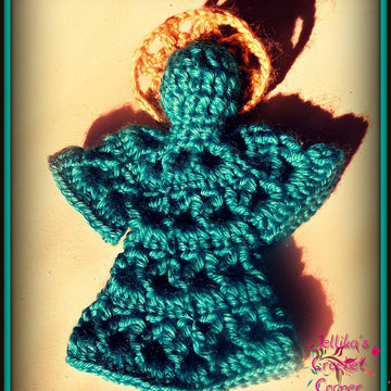 Small Christmas Angel Delta Lace