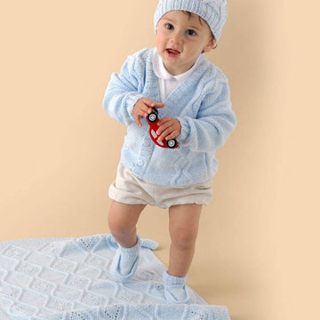 "Zig Zag Set" - Free Accessory Knitting Pattern - Accessory Knitting Pattern in Paintbox Yarns Baby DK