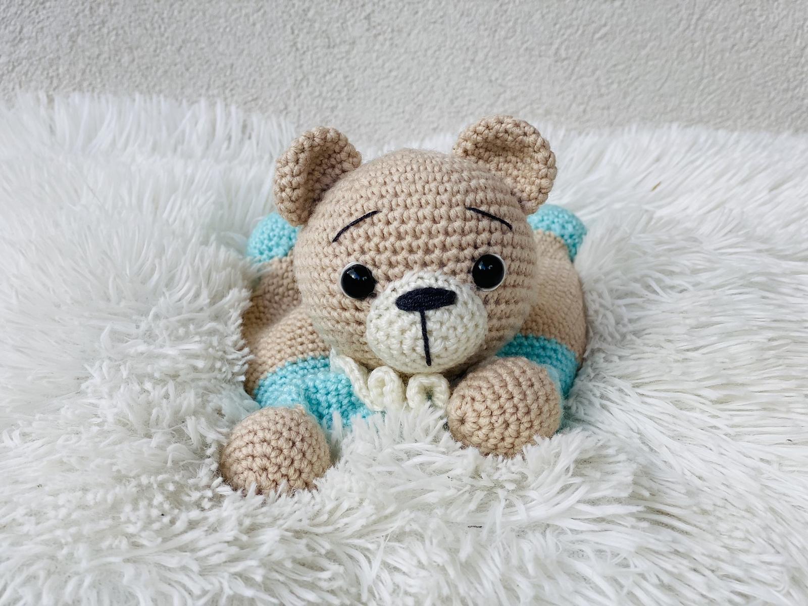 Lovey Blanket Bear Security Blanket Teddy