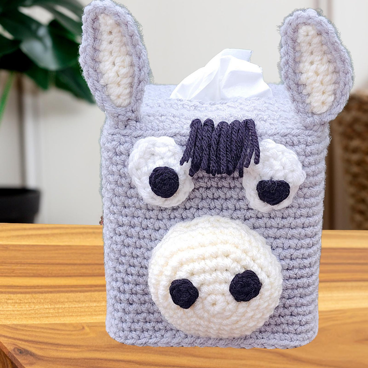 Donkey Tissue Box Cover