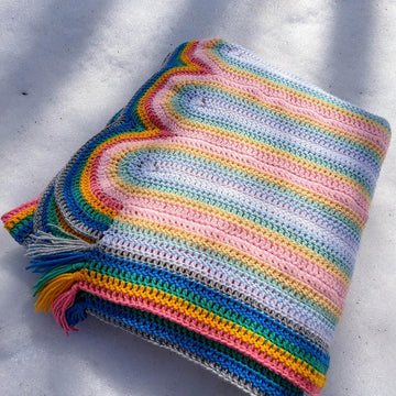 Rainbow Reflection Blanket