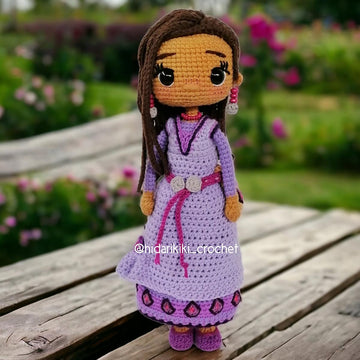 ASHA WISH princess amigurumi doll