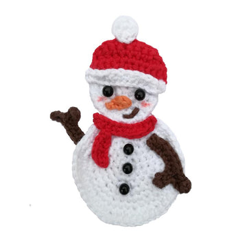 Snowman Applique Crochet