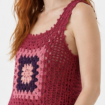 Picot Crochet Vest Top