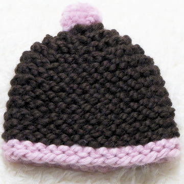 Cherry Chocolate Baby Cocoon, Hat Plus POD