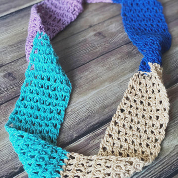 Colorblock Cowl