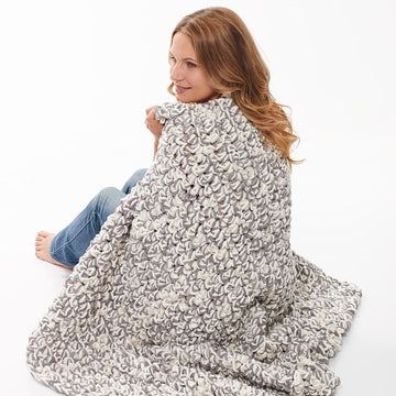 Finger Crochet Blanket in Bernat Blanket