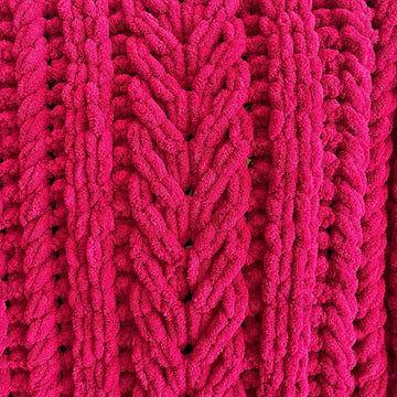 Entwined Staghorn Cable Blanket