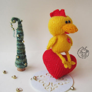 Chick with heart