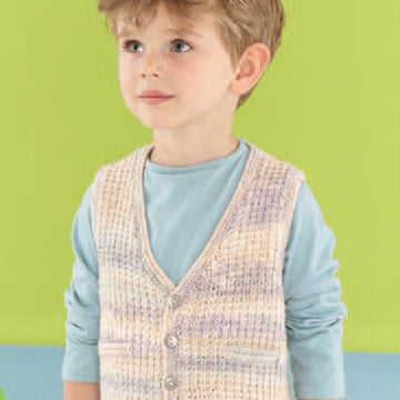 Plain and Textured Waistcoats in Sirdar Snuggly Rascal DK - 4774 - Downloadable PDF