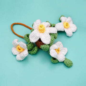 Daffodil Basket Car Hanging