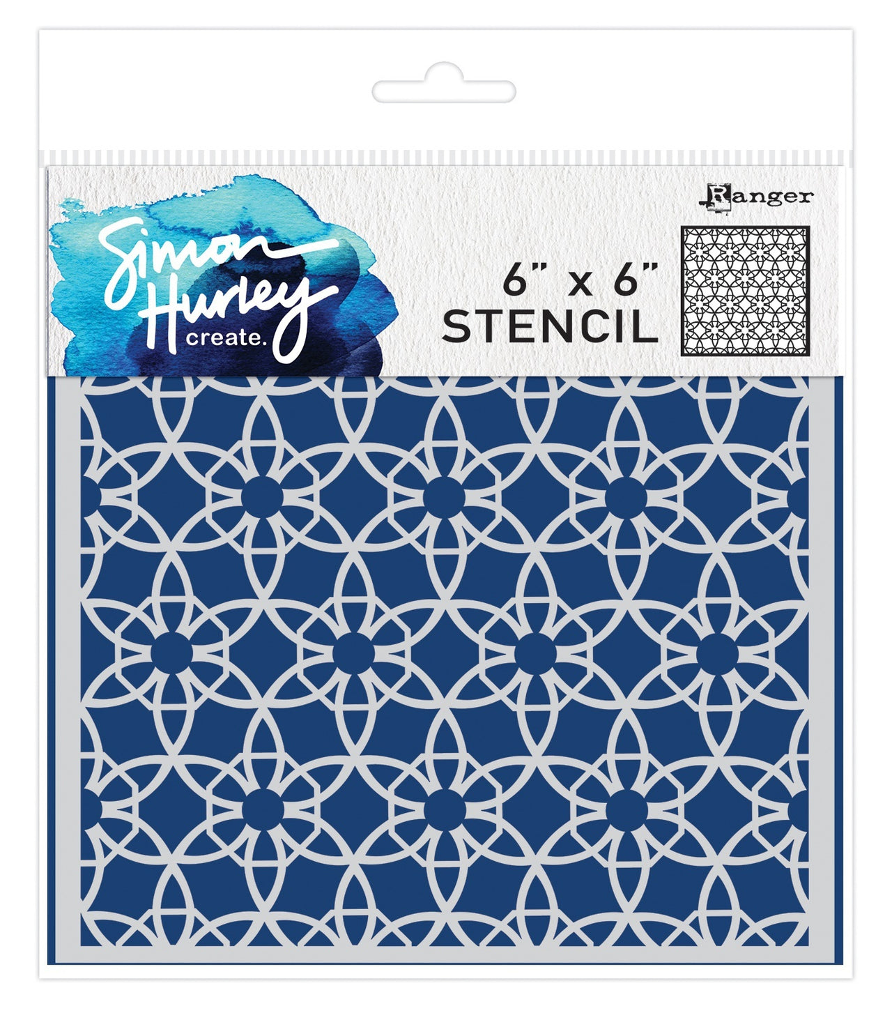 Ranger Simon Hurley create. Stencil 6"X6" - Backsplash
