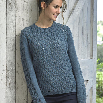 Cardigan and Sweater in King Cole Merino Blend DK - 5077 - Downloadable PDF