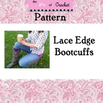 Lace Edge Boot Cuffs