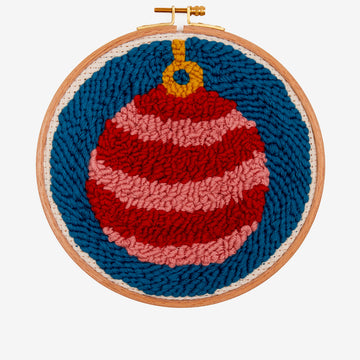 DMC Christmas Bauble Punch Needle Pattern - PAT1985_2