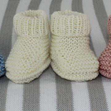 New Baby 4Ply Everyday Booties