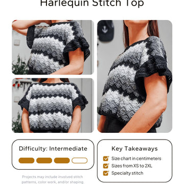 Harlequin Stitch Top